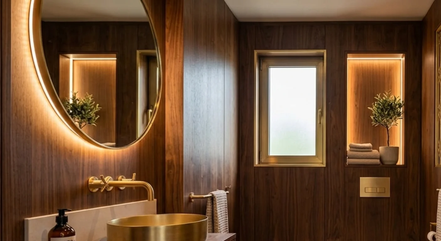 Chambre BnB — douche effet pluie