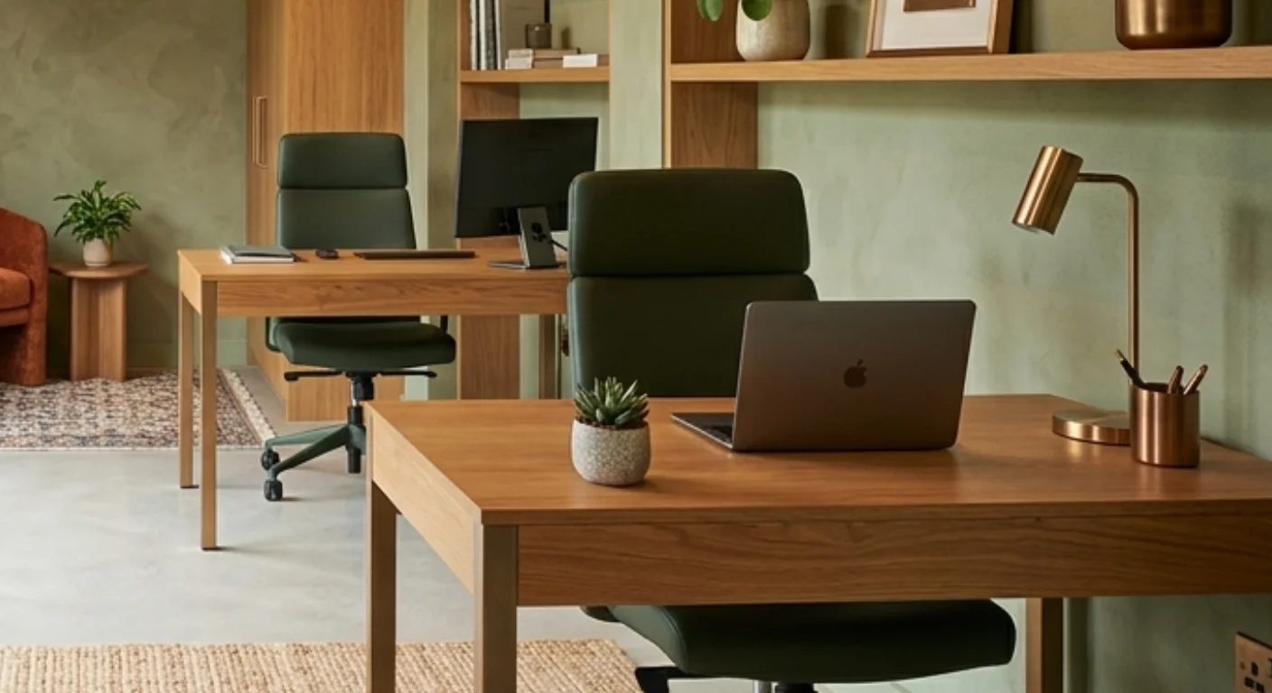 Office Garden — coin cosy verdoyant