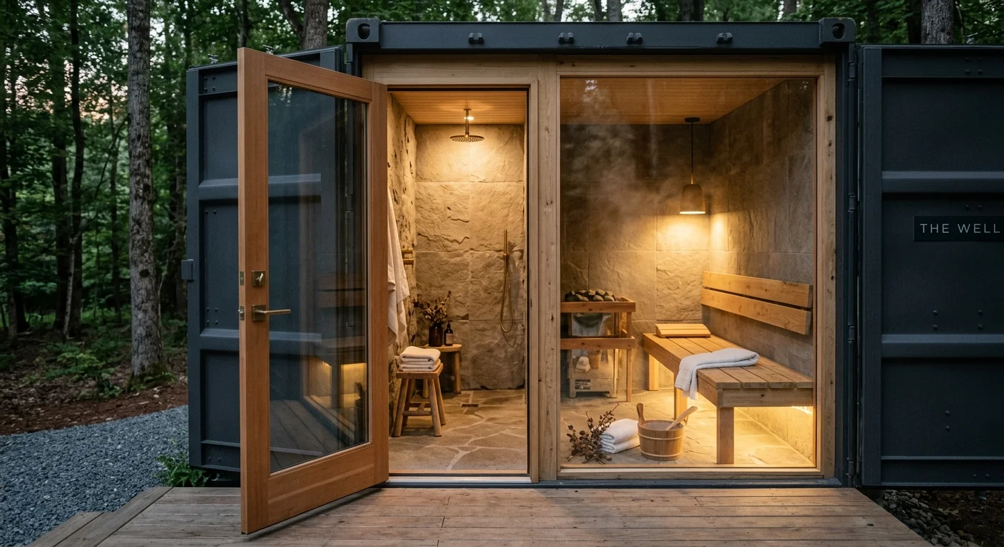 Sauna & Spa — intérieur spa pierres
